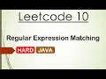 Leetcode 10 Regular Expression Matching Java - Beats 100