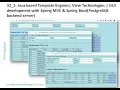 32 - 1 FreeMarker Spring Boot View Technology PostgreSQL GUI development