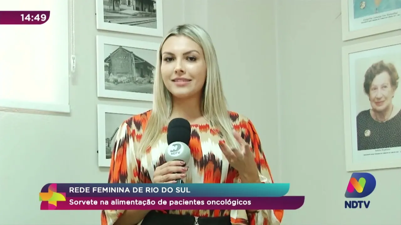 Sorvete é incluído na dieta de pacientes oncológicos em Rio do Sul