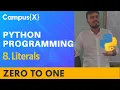 Literals in Python Python Tutorial
