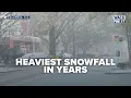 Columbia Sees Heaviest Snowfall in Years