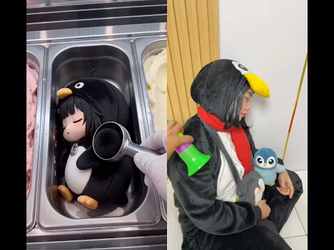 Saya Ingin Es Krim GugUgaga 🐧🍦 #明日方舟 #arknightsendfield #gugugaga #애견영상