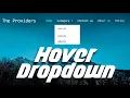 Sticky Navbar with Hover Dropdown Menu Bootstrap 3 Responsive Navigation Bar Hover Dropdown Menu