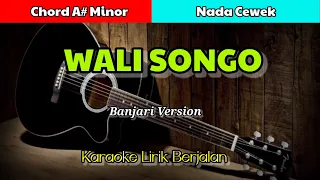 wali songo karaoke lirik berjalan nada cewek