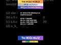 Python MCQ on Variable Names