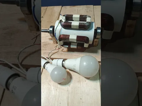Free Energy Generator 220V with Armature   Build It Yourself in 24 Hours!