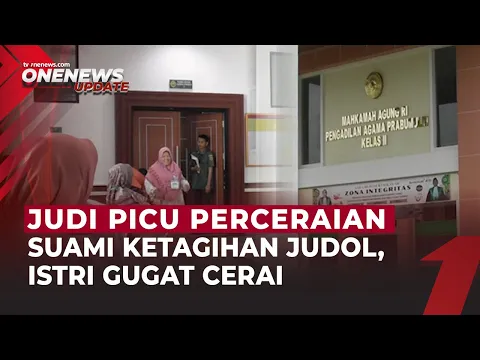 Ratusan Istri di Sumsel Gugat Cerai Suami, Tak Tahan Suami Kecanduan Judi Online