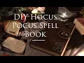 DIY Hocus Pocus Spell Book Real stitches and hideaway compartment