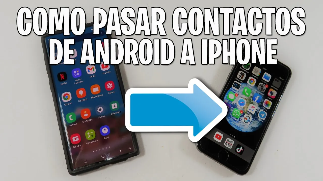 Cómo pasar los contactos a un iPhone, iPad y iPod