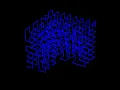 3D Hilbert Curve 3 bits