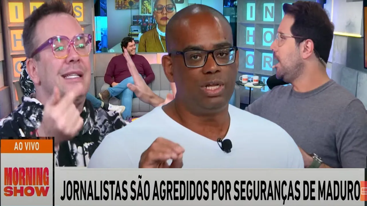 URGENTE: Repórter da TV Globo é AGR3D!DA por segurança de Maduro (MORNING SHOW)