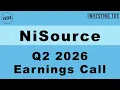 NiSource Q2 2026 Earnings Call Regulated Gas Electric Utility Capex Drives Core EPS