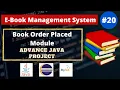 Book Order Placed Module Ebook Java Project Advance Java Web Project