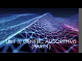 Unit 3 Genetic Algorithms Short Trivial Example