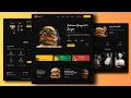 Responsive Modern Burger Website Design using HTML CSS JavaScript Free Source Code