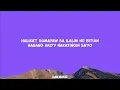 December Avenue - Saksi Ang Langit (Lyrics)