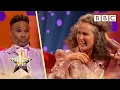 Andie MacDowell is mortified about this old email address The Graham Norton Show - BBC