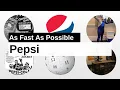 Pepsi As Fast As Possible