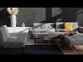 Lagu SPLITBACK STYLETTO sofa rozkładana z podłokietnikami
