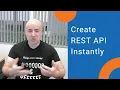 Create REST API with Low-code and Node js