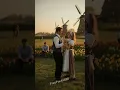 Lagu Romantic Dutch Dance in Front of Windmills 🌷💃🇳🇱 | #TraditionalDance #shorts #love