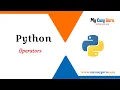 Python Operators Full Classes Python for Beginners Hindi Python Operators Classes free in Hindi