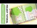 Template Storage Folder Tutorial fabric cover elastic signatures closure