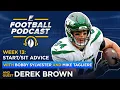 Fantasy Football Week 13 with Derek Brown Ep 441