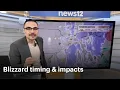 Hour-by-hour BLIZZARD forecast Up to 2 feet of snow possible for NY NJ CT News 12