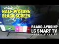 LG Smart TV 55 Half Of Screen Darker How To Fix Home Service