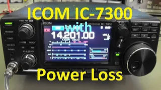 Repair ICOM IC-7300 with Power Loss