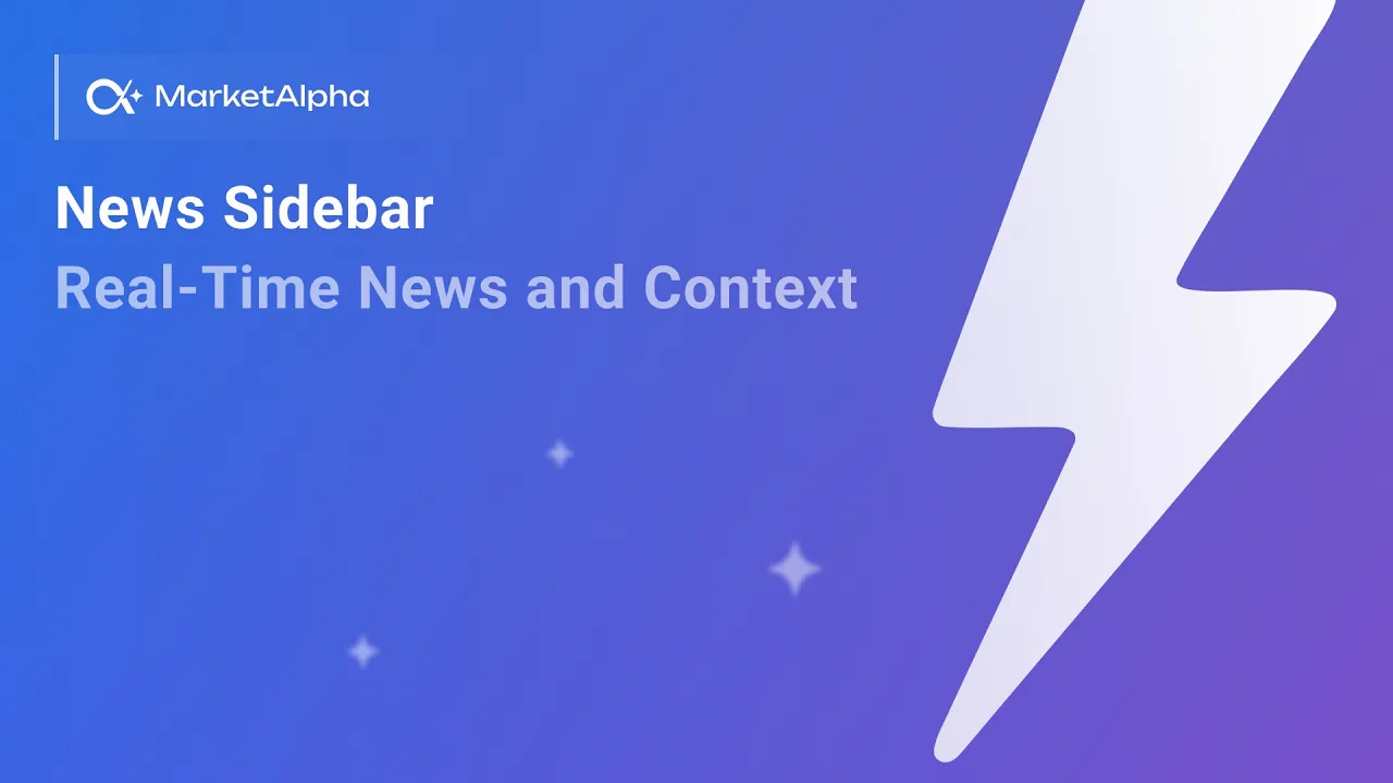 News Sidebar Real-Time News and Context 2 min
