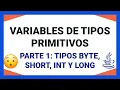 Curso Java - Tipos primitivos en Java parte 1 tipos byte short int y long