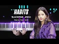 Download Lagu BLACKPINK JISOO - HABITS (Stay High Cover) | Piano Cover by Pianella Piano