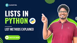 V-5 Lists in Python Lists Method Python For Data Science