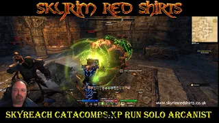 Elder Scrolls Online Skyreach Catacombs XP Run Solo Arcanist