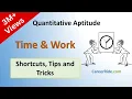 Time and Work - Shortcuts Tricks for Placement Tests Job Interviews Exams