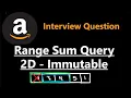 Range Sum Query 2D - Immutable