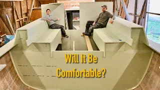 Building a 52ft Sailboat: Sitting in Our New Cockpit – It Feels REAL! – Ep. 459 RAN Sailing