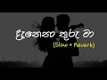 Lagu Danena Thuru Ma (දැනෙනා තුරු මා) - Slow + Reverb @supunzstudio