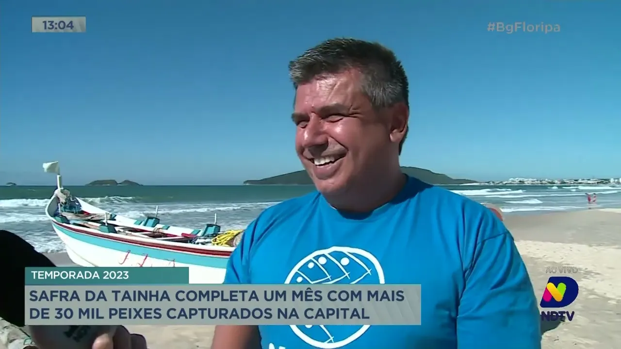 Junho inicia com lanço de tainha na Lagoinha do Norte em Florianópolis