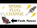 Spark Plug Change - Lawnmower Briggs 550EX