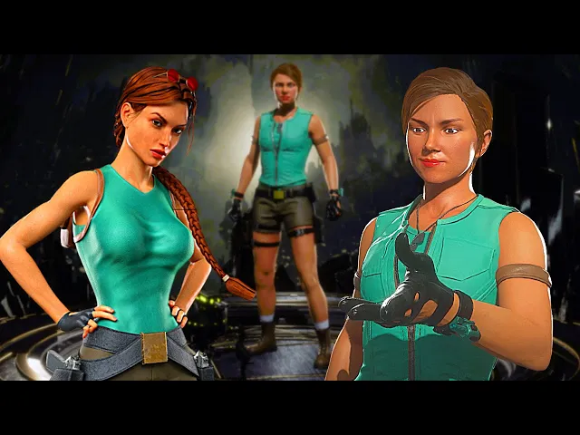 Sonya Blade as Lara Croft The Tomb Raider