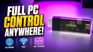 A Full KVM Inside a USB Stick Radxa Linkr WiFI Ethernet API Access For Remote Computer Control