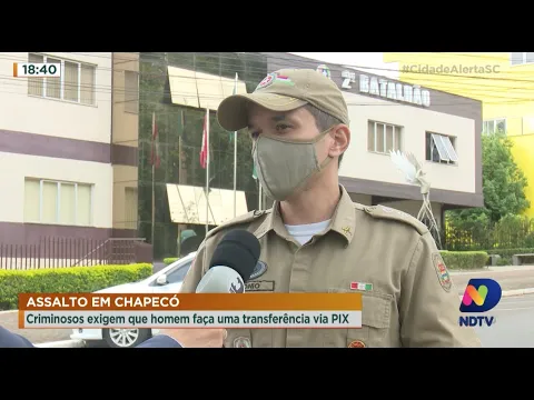 Criminosos exigem que homem faça transferência de dinheiro via PIX em assalto