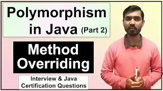 Polymorphism In Java Part 2 Method Overriding In Java