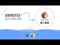 Animated Our Team Page Design using Html CSS Javascript