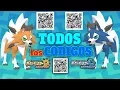 TODOS LOS CODIGOS QR DE LA POKEDEX DE POKEMON ULTRASOL Y ULTRALUNA NORMAL Y SHINY