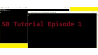 Small Basic Tutorial Episode 1