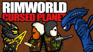 Merciless Crash Landing on the Impossible Planet | Rimworld: Cursed Planet #1